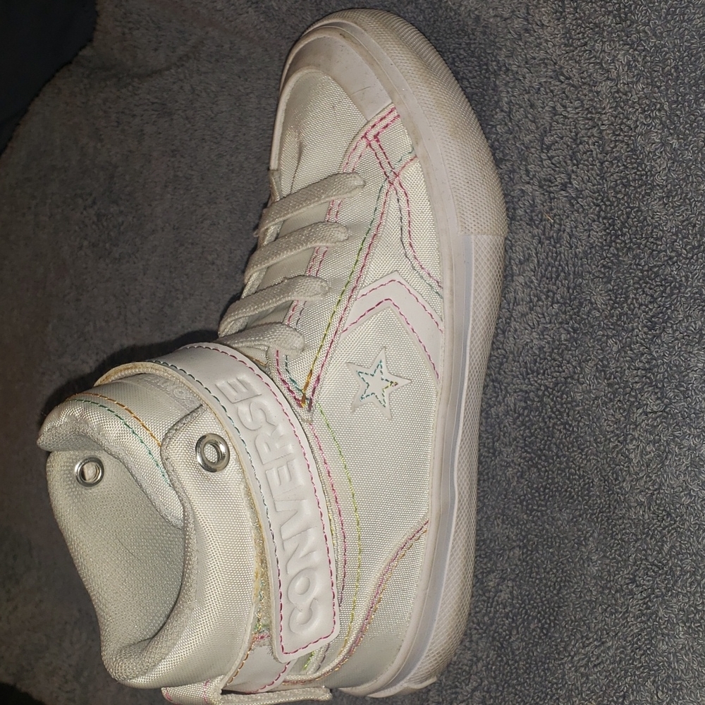 Converse Chuck Taylor All Star Kids Rainbow Stitch White